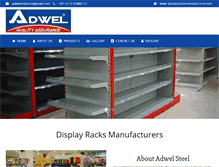 Tablet Screenshot of displayracksmanufacturer.com